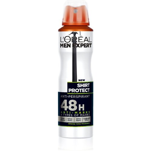 L&amp;acute;Or&amp;eacute;al Paris Men Expert Shirt Protect antiperspirant v pr&amp;scaron;ilu 150 ml Slike