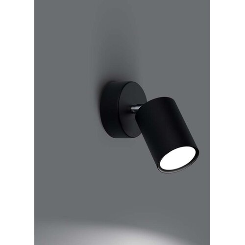  Sollux SL.1126 - Zidna spot svetiljka LEMMI 1xGU10/40W/230V crna Slike