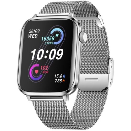 INF Pametna ura V82 kovinski pa&scaron;ček, 1.85 inch HD zaslon, Bluetooth klic Gray, (5000310152) Cene