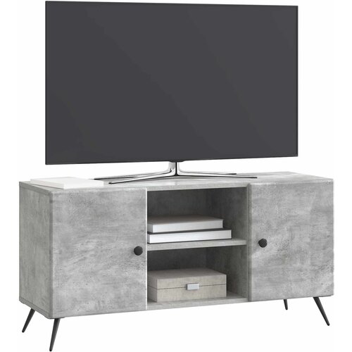  ormar 102 x 34,5 x 50 cm Betonska siva Konstruirano drvo Slike