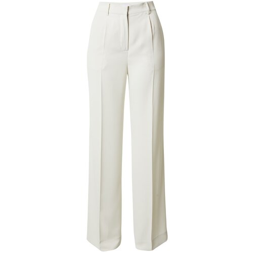 Calvin Klein Hlače z naborki biserno bela Slike