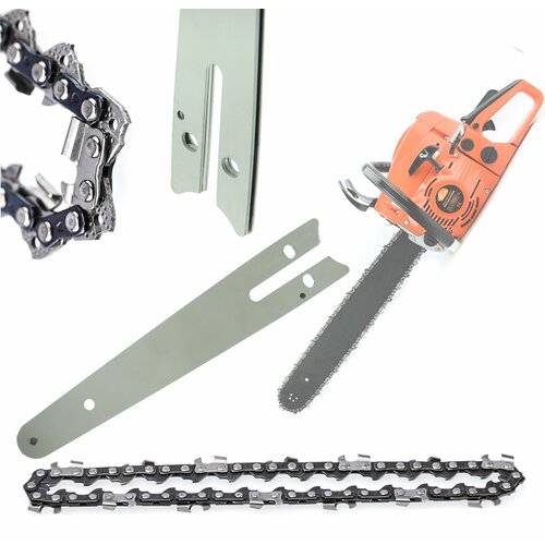 Rosfix Set Vodilo 16" In 2x Veriga Za Motorno Žago &ndash; Visokokakovostna Jekla, Toplotno Obdelano, 1.3 Mm Žleb, 16" Veriga, (5000212914) Cene