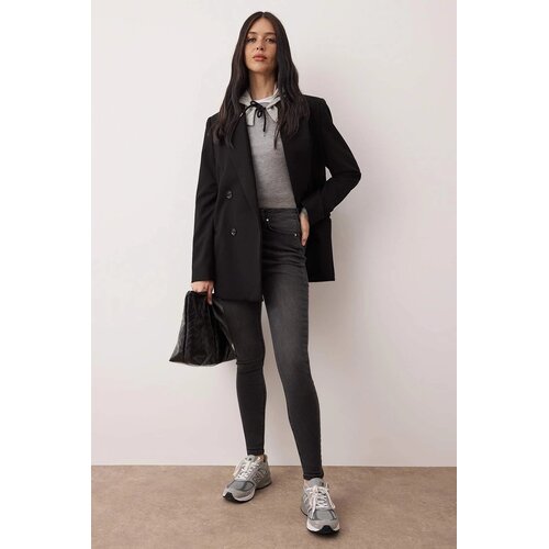 TRENDYOLMILLA ženske pantalone Twoaw26Je00254, antracit-siva Cene