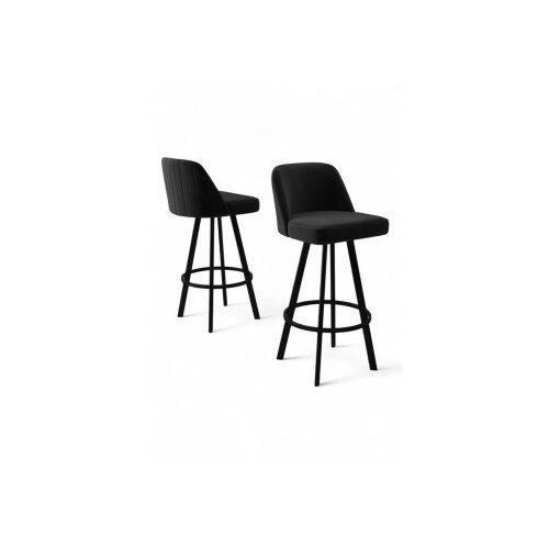 Hanah home set barskih stolica (6 komada) atex black Slike