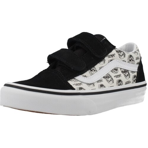 Vans Nizke superge OLD SKOOL V SKULLS Črna Slike