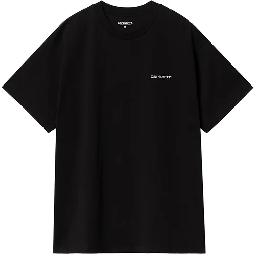 Carhartt WIP S/S Script Embroidery T-Shirt Black