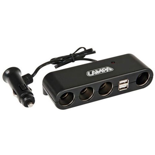  Razdelnik za auto upaljač x4 + usb Cene