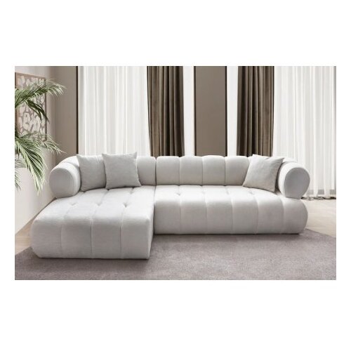 Atelier Del Sofa Ugaona garnitura na razvlačenje Petra Left, 280x170x90 cm, Bijela Cijene