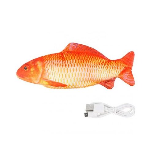 VERKGROUP Akumulatorska interaktivna gibljiva riba za mačke USB 26cm 3, (20394995) Cene