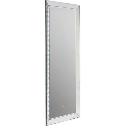 XORA STENSKO OGLEDALO, 60/160/7 cm steklo, leseni material Slike