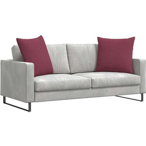 VidaXL jastučići za sofu 2 pcs vinska crvena 60 x 60 cm tkanina Slike