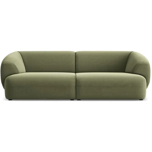 Makamii Zelena baršunasti sofa 232 cm Moana –