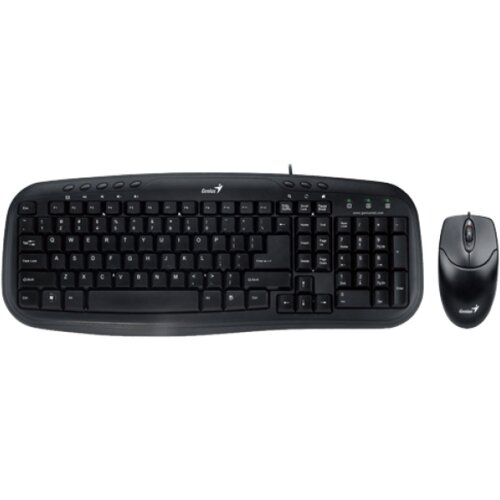 Genius Tast+Mis USB KM-200 Multimedia US Black Cene