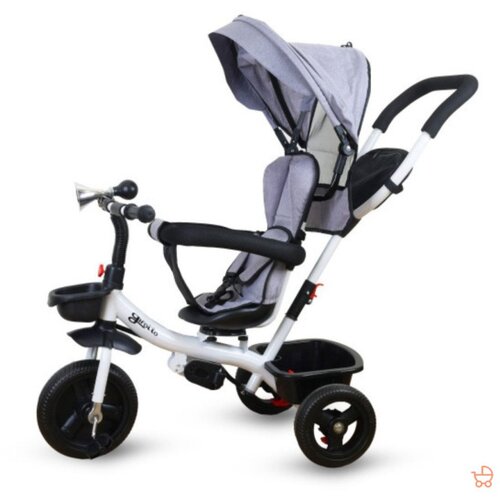 Jungle girotto tricikl za decu sa belim ramom do 25kg-Grey Cene
