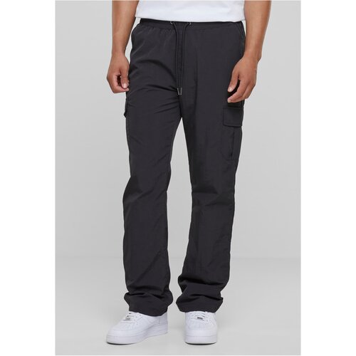 UC Men Straight Leg Nylon Cargo Pants black Slike