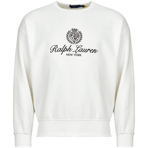Polo Ralph Lauren SWEAT COL ROND CREST BROD&eacute; Bijela Cijene