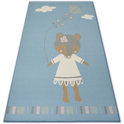 RugsX Preproge Otro&scaron;ka talna obloga LOKO Mi&scaron;ka modra proti 160x220 cm Modra Cene