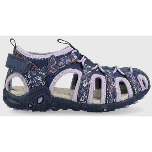 Geox Otroški sandali vijolična barva