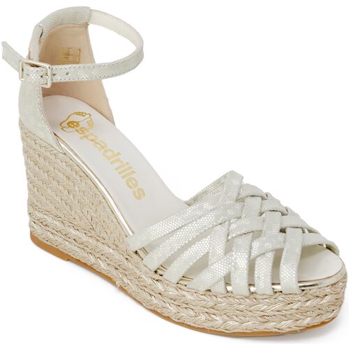 Espadrilles Salonarji ALE AFRO PLATINO 11559073 Cene