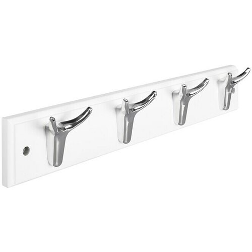 WALTECO Zidna lajsna s kukicama (D x Š x V: 450 x 46 x 75 mm, Broj kuka: 4 Kom., MDF) Cijene