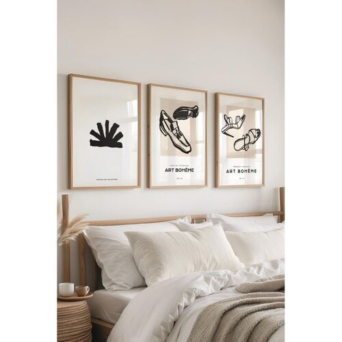 WALLXPERT Č-300592 - 3040 set dekorativnih slika u više boja (3 komada) Cene
