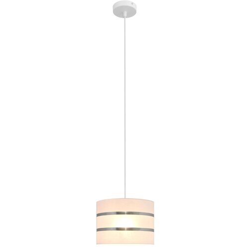  Viseći luster HELEN na sajli, 1xE27/15W/230V, prečnik 20 cm, bela Slike