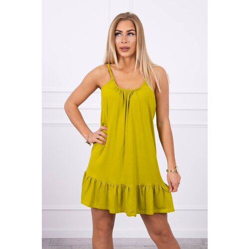 Kesi Dress with thin kiwi straps Cijene