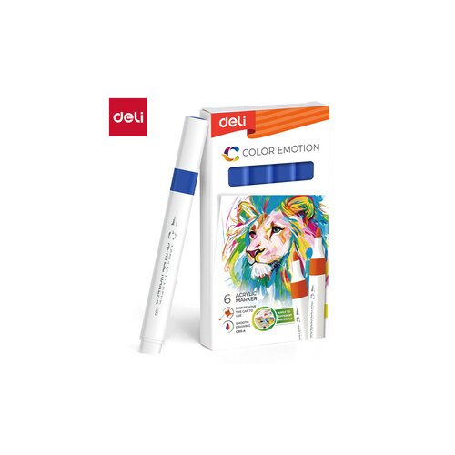 Deli MARKER AKRILNI PLAVI 31 COLOR EMOTION EC193A-Blue Cene