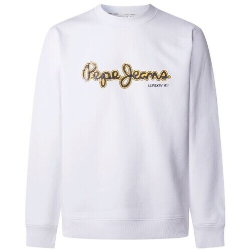 PepeJeans Puloverji PM582757 DORIAN CREW Bela Cene