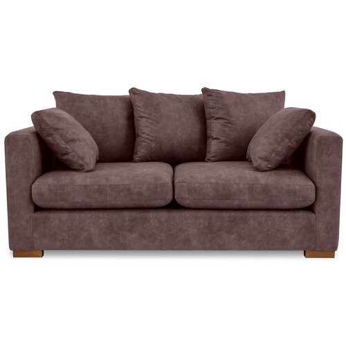 Scandic Tamno smeđa sofa od imitacije kože 175 cm Hamburg – Cijene