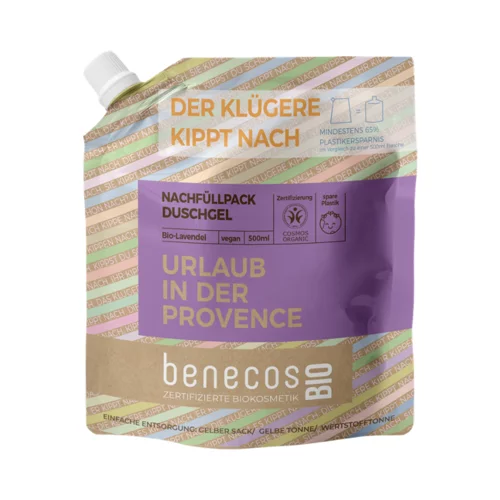 Benecos benecosBIO gel za prhanje "Urlaub in der Provence" - 500 ml