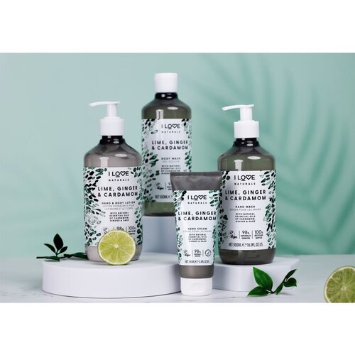 I love... Naturals Lime, Ginger &amp;amp; Cardamom gel za tu&amp;scaron;iranje 500 ml Slike