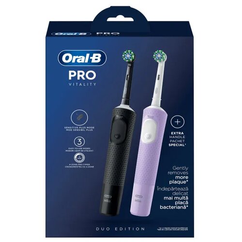 Oral-b el. čet. za zube vit.pro bl.+lilac duopack Cijene