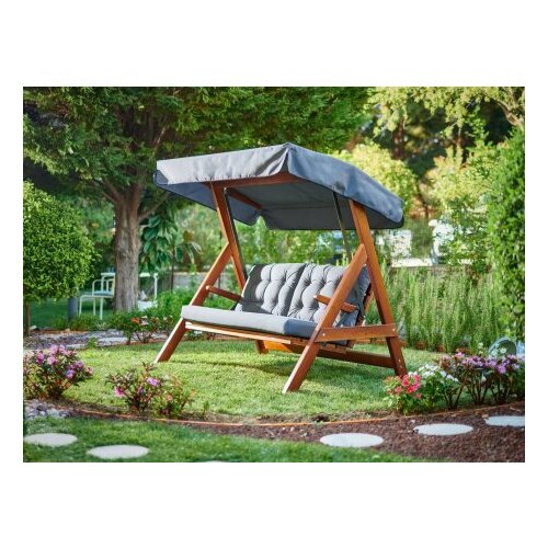 Hanah home paris 2000 - anthracite anthracite garden triple swing chair Slike