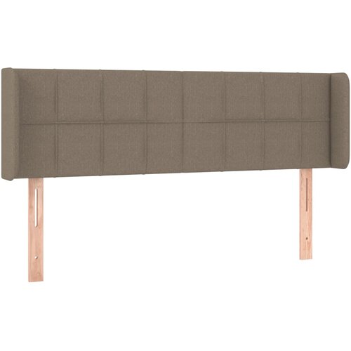 Maison Chic posteljno vzglavje - vzglavna omarica - nočna omarica z u&scaron;esi taupe 147x16x78/88 cm blago, (21711209) Cene
