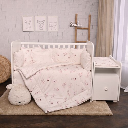 Lorelli RANFORCE 5-dijelni Set Posteljine Beige Bunnies 140 x 70 cm Cijene