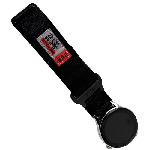 INF združljiv s huawei GT3/4 najlonskim pletenim pa&scaron;čkom - 22 mm black, (5000085947) Cene