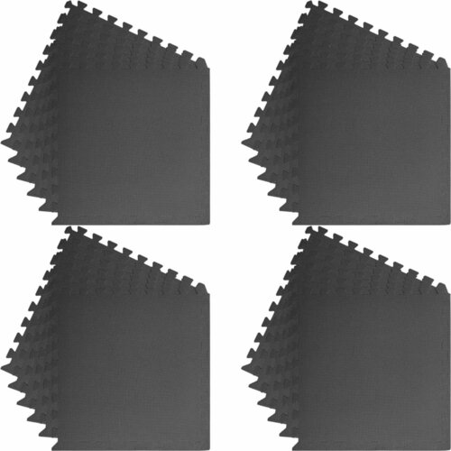  Podloga za bazen 24 pcs Crna 8,64 ㎡ EVA pjenasti materijal Slike