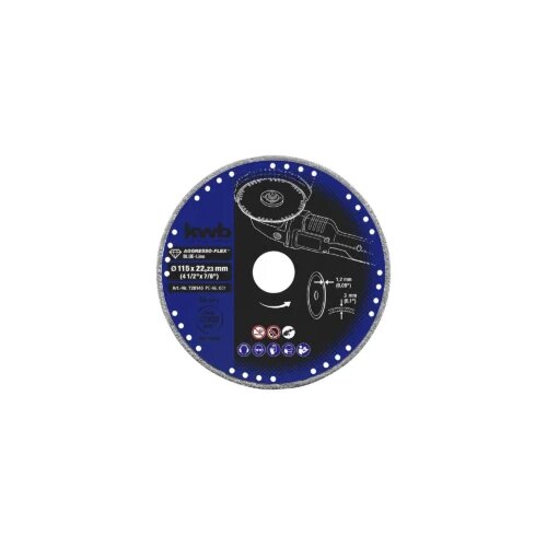 KWB dijamantska rezna ploča za metal 115 x 22 mm Blue Line 49720140 Cijene