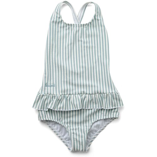 Liewood otroške kopalke amara stripe sea blue/white Cene