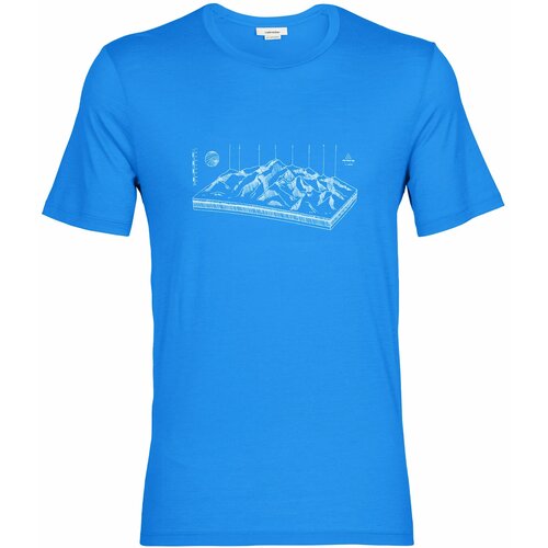 ICEBREAKER Men's T-Shirt Tech Lite II SS Alp Lazurite Cene