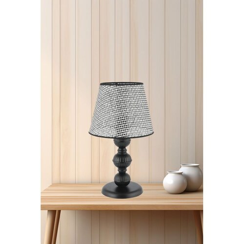 Opviq 301 Hazeran - Grey, Black GreyBlack Table Lamp Cene