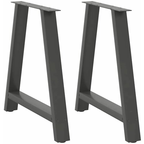  Noge za blagovaonski stol A-oblika 2 kom antracit 70 x (72-73) cm čelik Cene