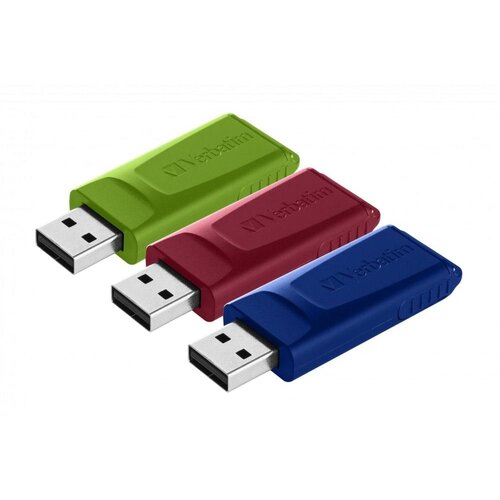 Verbatim USB Stick 16 GB Slider Crvena, Plava, Zelena 49326 USB 2.0 Cijene