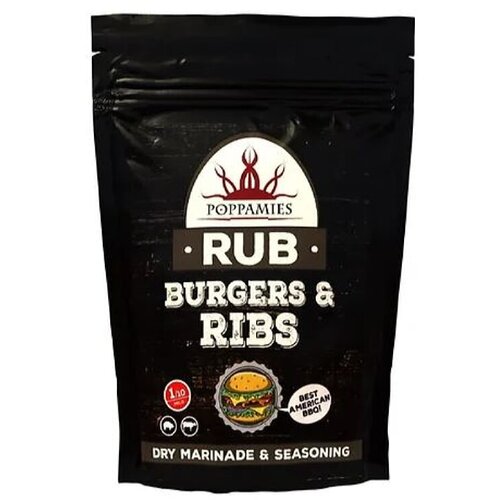 POPPAMIES Me&scaron;anica začimb Burgers & Ribs (200 g) Cene