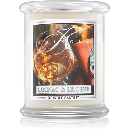 Kringle Candle Brandy & Leather dišeča sveča 411 g Cene