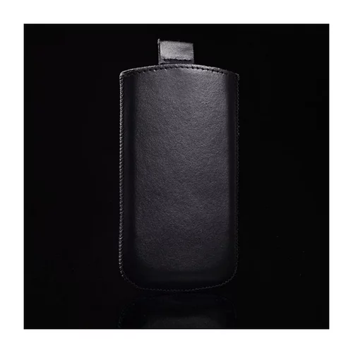 Univerzalna usnjena torbica 141x72mm - pravo usnje - črna