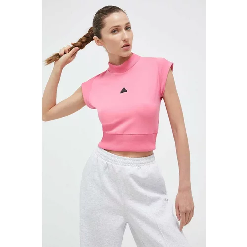 Adidas Kratka majica Z.N.E ženska, roza barva