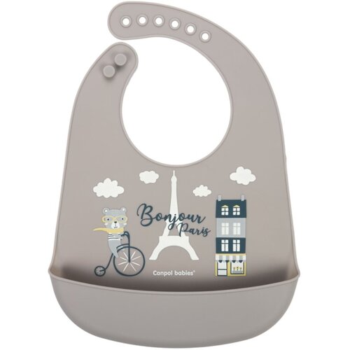 Canpol Bonjour Paris Bibs slinček Beige 1 kos Cene