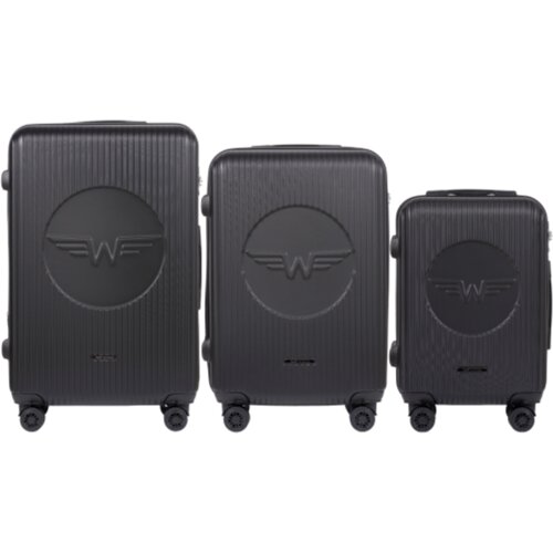 WINGS set od tri kofera Swallow od ABS materijala veličine L M S tamno sivi Cene